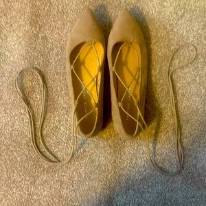 CHINESE LAUNDRY Ankle Tie Ballet Flats